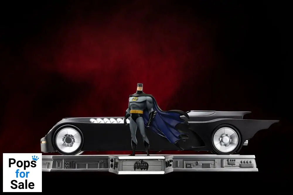 Batman The Animated Series (1992) Art Scale Set Deluxe 1/10 Batman and Batmobile 24 cm