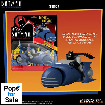 Batman the Animated Series 2 5 Points Action Figure Batman & Batcycle 10 cm Action figures