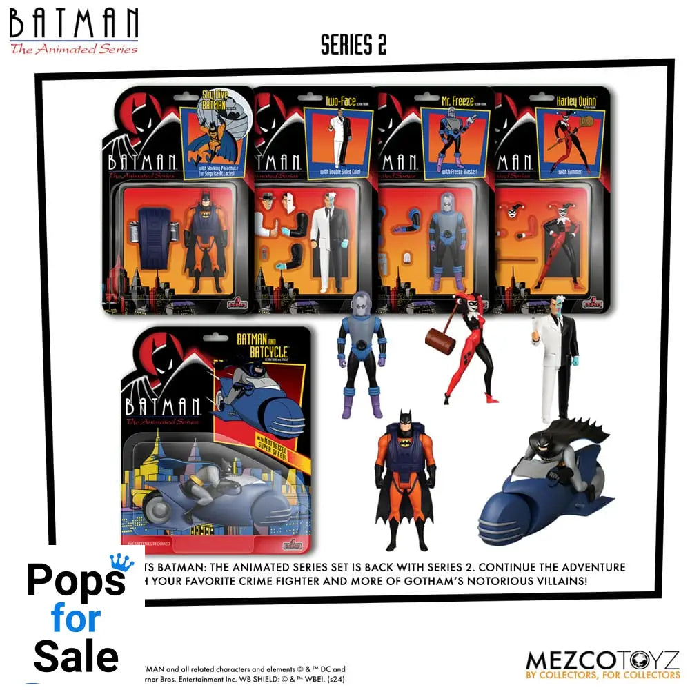 Batman: The Animated Series 2 5 Points Action Figures Deluxe Box Set 9 cm