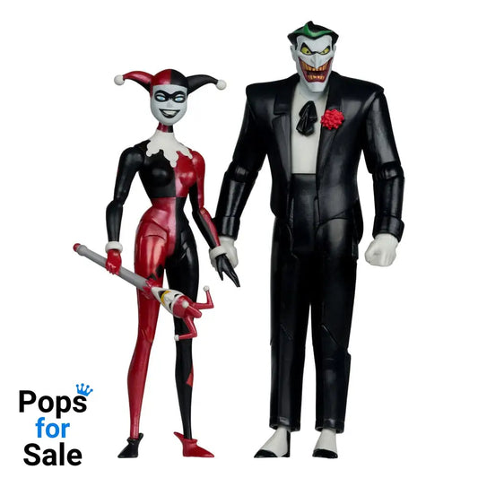 Batman: The Animated Series DC Direct Action Figures Harley Quinn & The Joker (Mad Love) (Gold Label) 18 cm