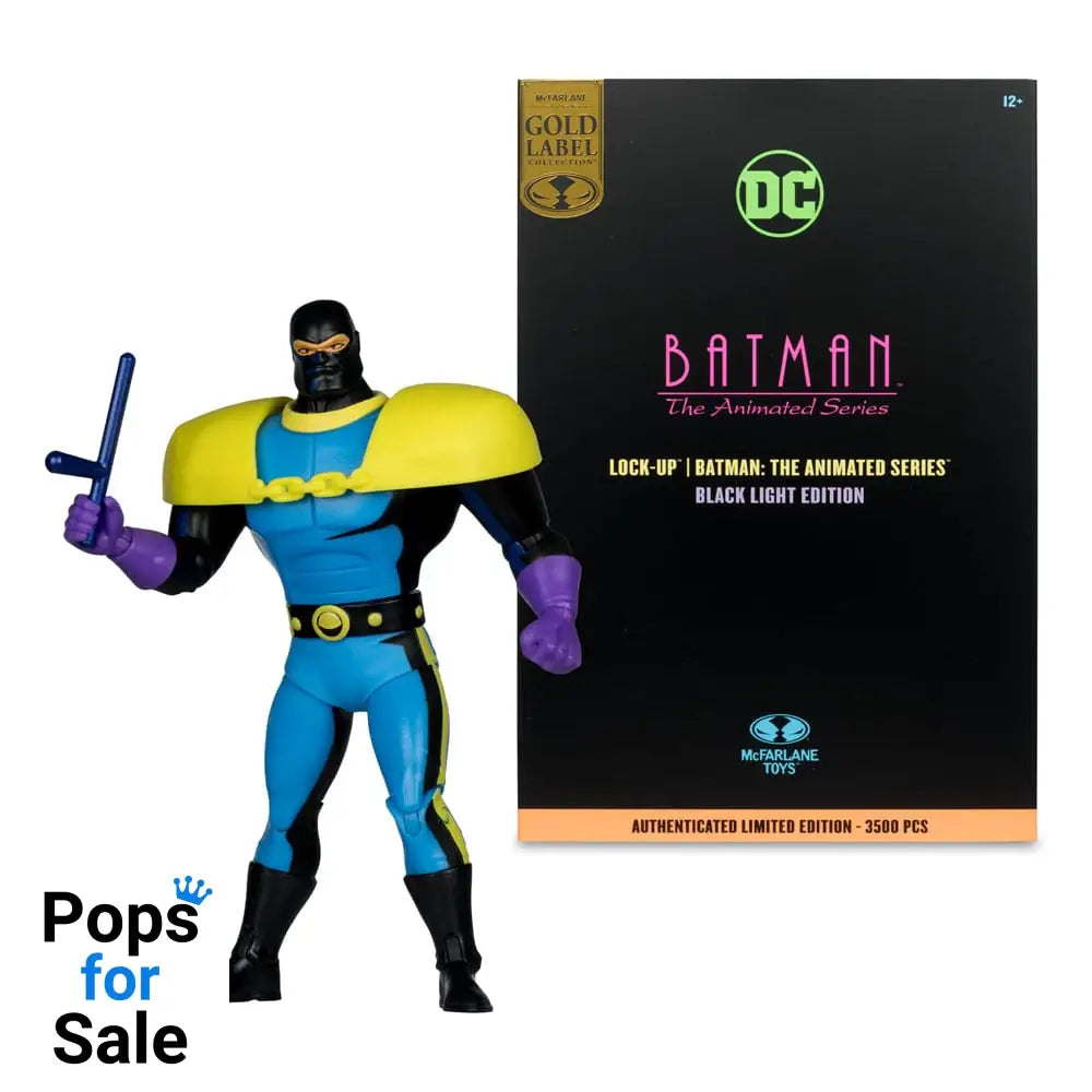 Batman: The Animated Series DC Direct Build-A Action Figures Wave 5 Lock-Up Black Light Edition (Gold Label) 15 cm