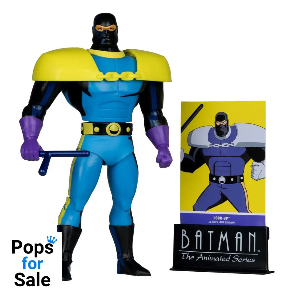 Batman: The Animated Series DC Direct Build-A Action Figures Wave 5 Lock-Up Black Light Edition (Gold Label) 15 cm