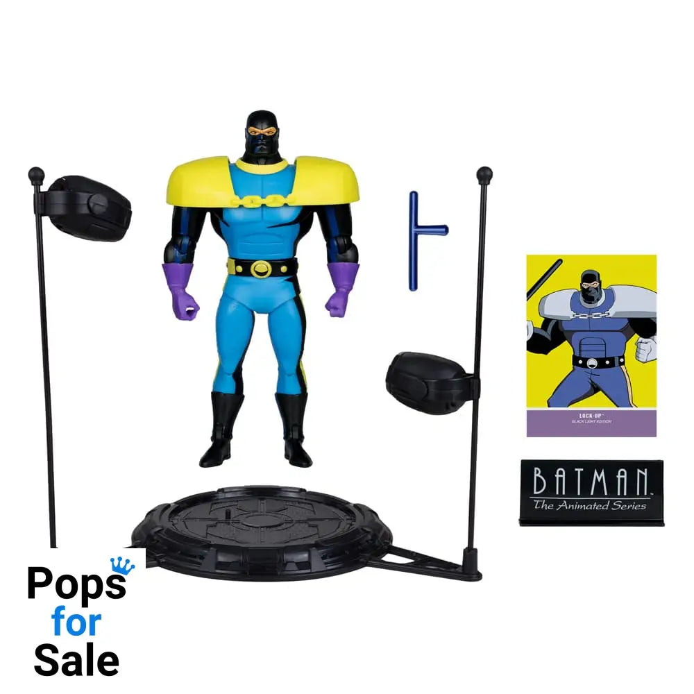 Batman: The Animated Series DC Direct Build-A Action Figures Wave 5 Lock-Up Black Light Edition (Gold Label) 15 cm