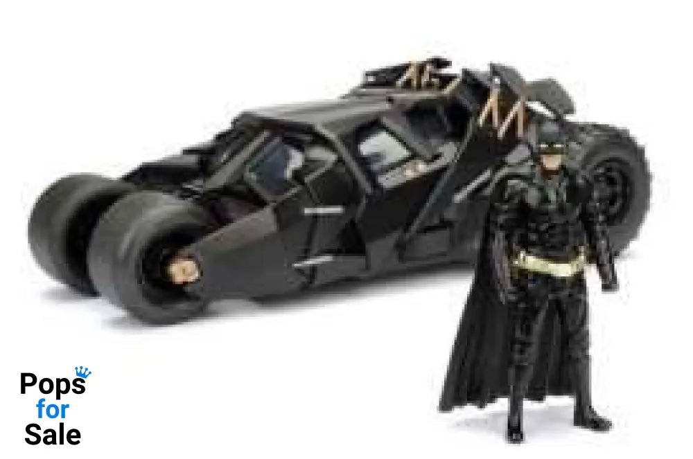 Batman The Dark Knight Diecast Model 1/24 2008 Batmobile with figure