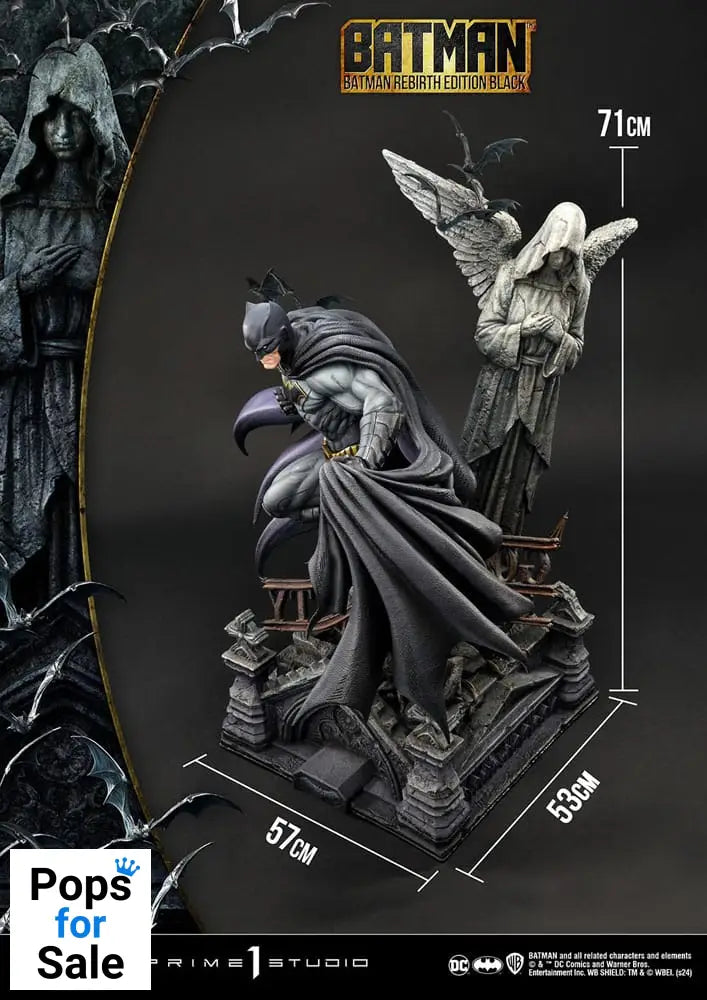 Batman Ultimate Premium Masterline Series Statue 1/4 Batman Rebirth Edition Black 71 cm