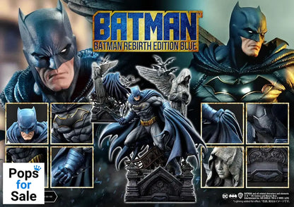 Batman Ultimate Premium Masterline Series Statue 1/4 Batman Rebirth Edition Blue 71 cm