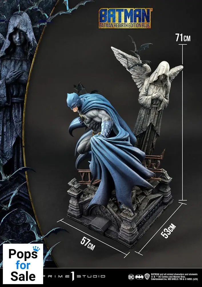 Batman Ultimate Premium Masterline Series Statue 1/4 Batman Rebirth Edition Blue 71 cm