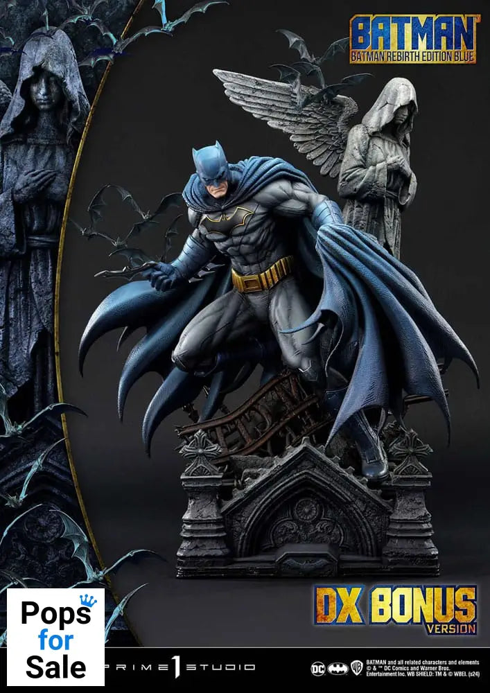 Batman Ultimate Premium Masterline Series Statue 1/4 Batman Rebirth Edition Blue Deluxe Bonus Version 71 cm Statues