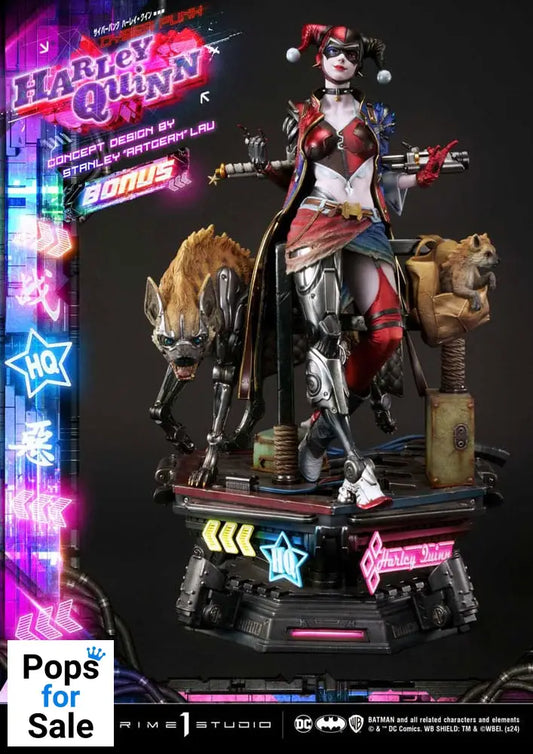 Batman Ultimate Premium Masterline Series Statue Cyberpunk Harley Quinn Deluxe Bonus Version 60 cm Statues