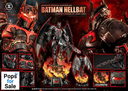 Batman Ultimate Premium Masterline Series Statue Hellbat Concept Design by Josh Nizzi Regular Version 76 cm