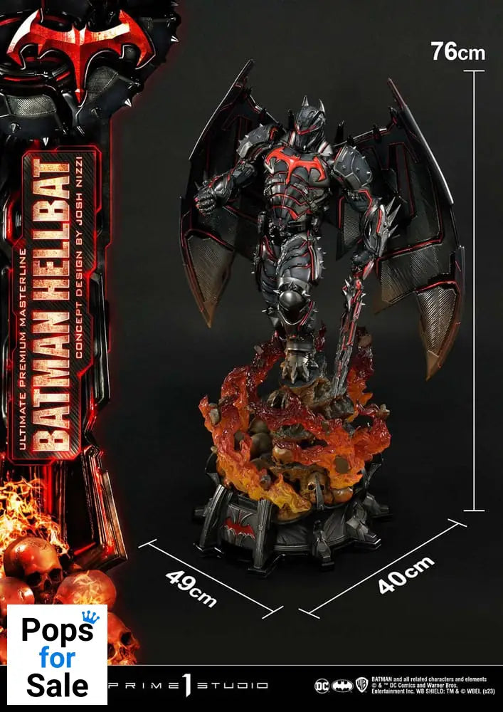 Batman Ultimate Premium Masterline Series Statue Hellbat Concept Design by Josh Nizzi Regular Version 76 cm