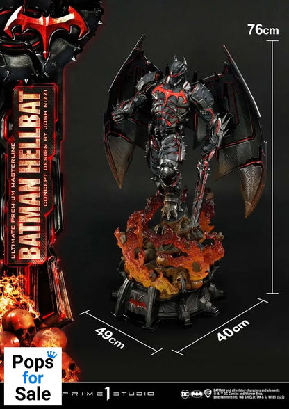 Batman Ultimate Premium Masterline Series Statue Hellbat Concept Design by Josh Nizzi Regular Version 76 cm