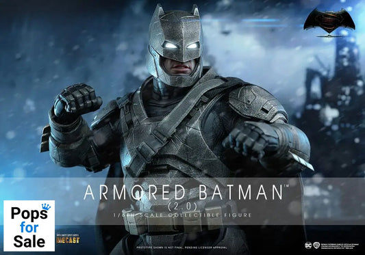 Batman v Superman: Dawn of Justice Movie Masterpiece Action Figure 1/6 Armored Batman 2.0 33 cm