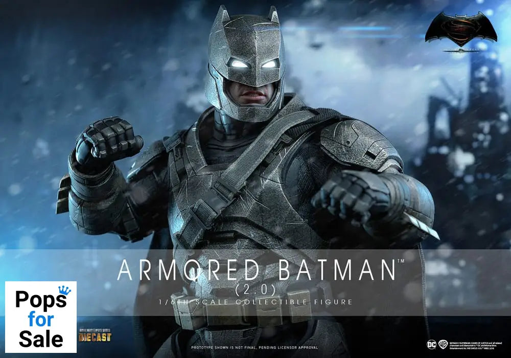 Batman v Superman: Dawn of Justice Movie Masterpiece Action Figure 1/6 Armored Batman 2.0 33 cm