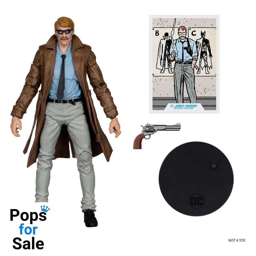 Batman Year One (Part 4) DC Multiverse Action Figure Lt. James Gordon (Gold Label) 18 cm