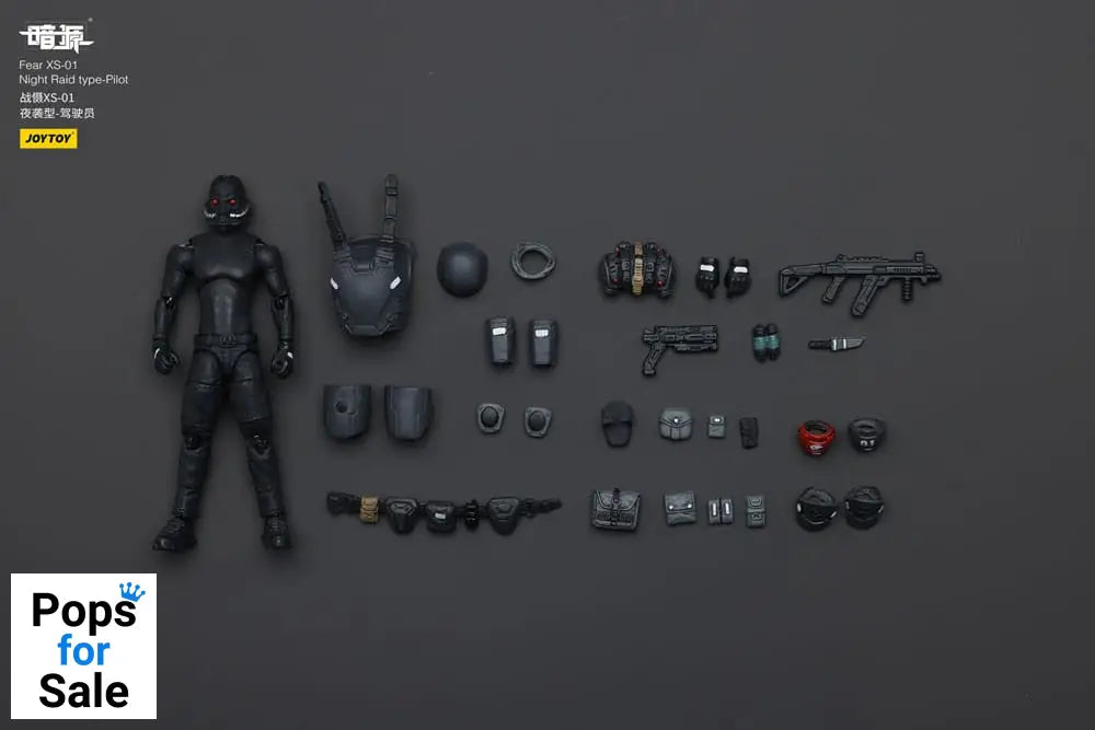 Battle For the Stars Actionfigur Fear XS-01 Night Raid type-Pilot 12 cm