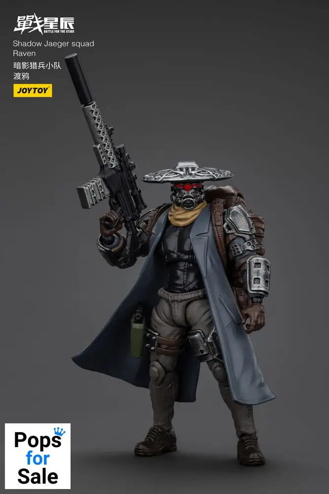Battle For the Stars Actionfigur Shadow Jaeger Squad Raven 16 cm