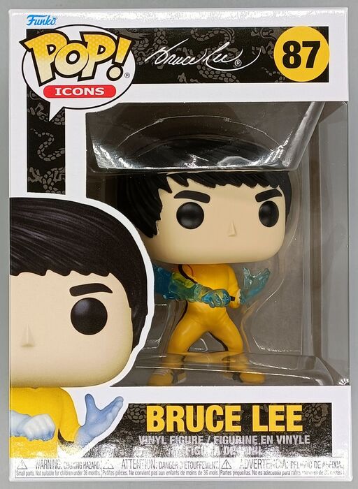 87 Bruce Lee - Bruce Lee - Icons Funko POP - Brand New