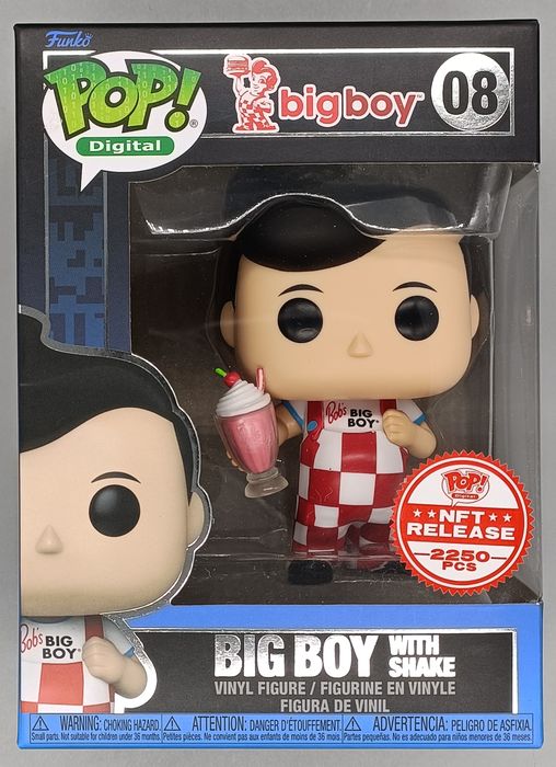 #08 Big Boy (with Shake) Digital - 2-250pc LE Funko POP
