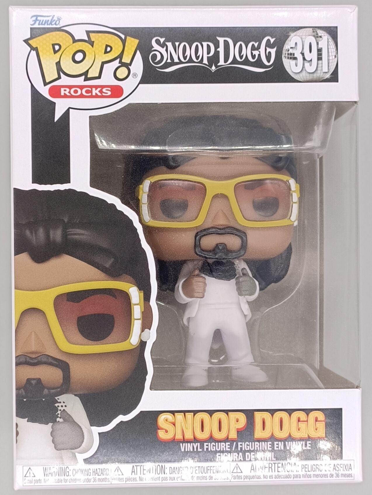 391 Snoop Dogg - Sensual Seduction - Rocks Funko POP - Box Damaged