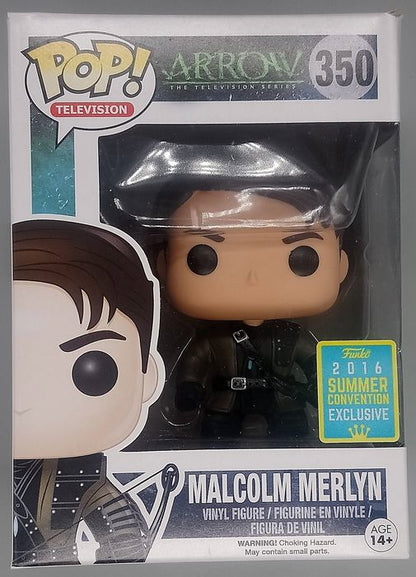 350 Malcolm Merlyn - Arrow - 2016 Con Funko POP - Box Damaged