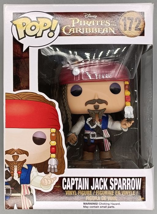 #172 Captain Jack Sparrow Disney Pirates of the Caribbean Damaged Box Funko POP