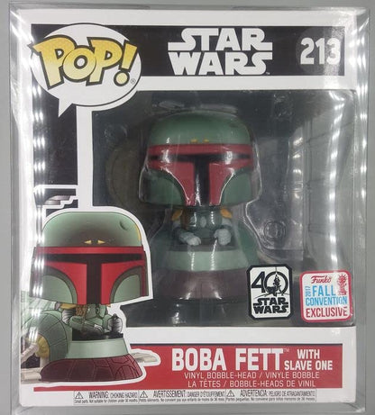 213 Boba Fett (with Slave One) - Deluxe - Star Wars Funko POP - Box Damaged