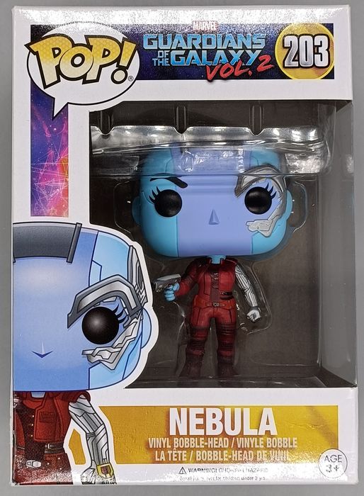 #203 Nebula -  Marvel Guardians of the Galaxy Vol 2 Box Damaged Funko POP