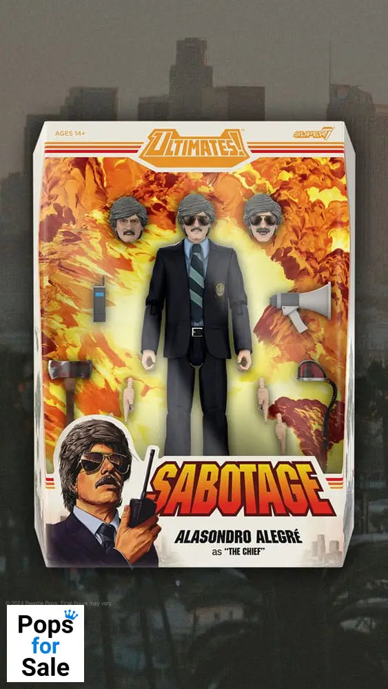 Beastie Boys Ultimates Action Figure Wave 1 Alasondro Alegre as  &quot;The Chief&quot; 18 cm