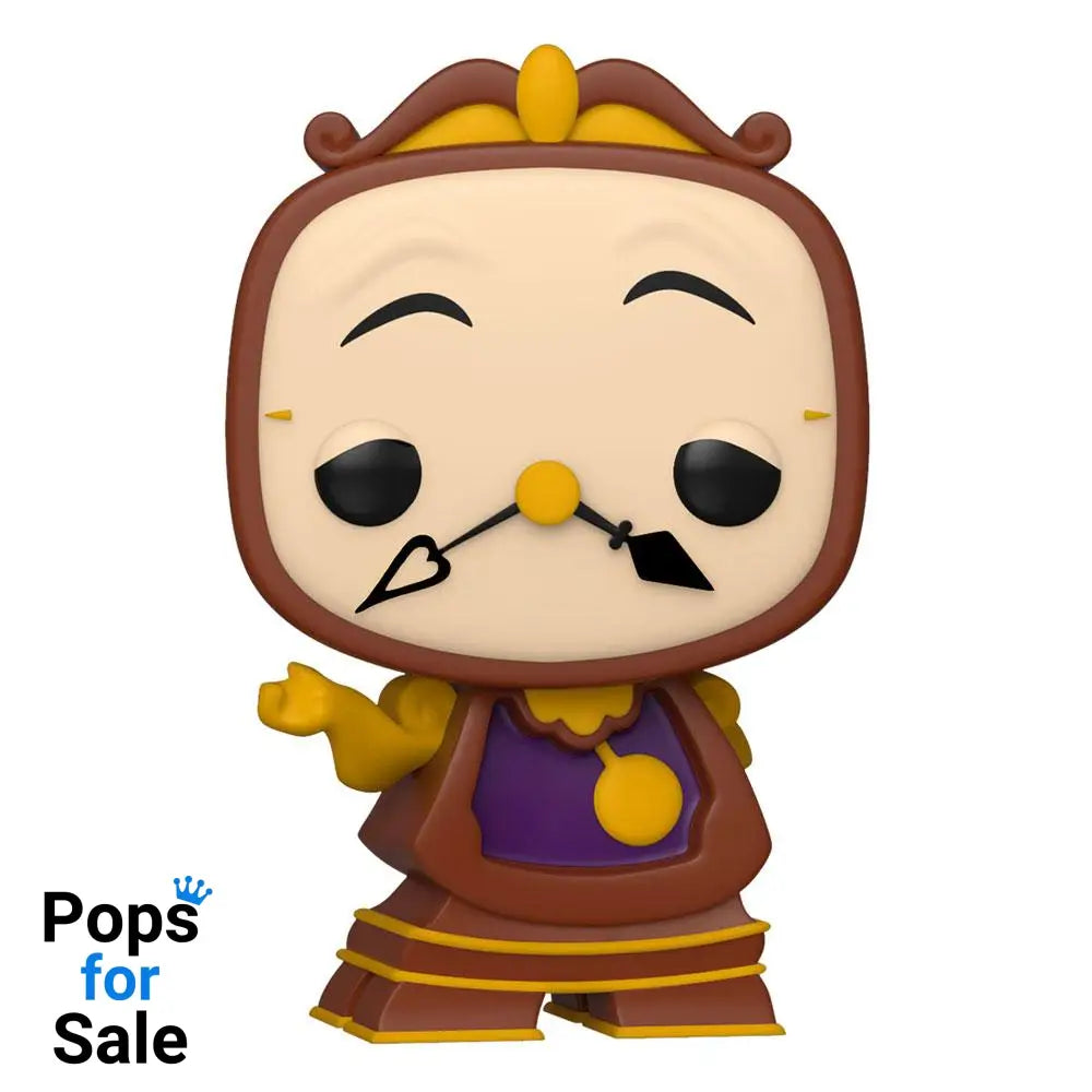 Beauty and the Beast POP! Movies Vinyl Figure Cogsworth 9 cm
