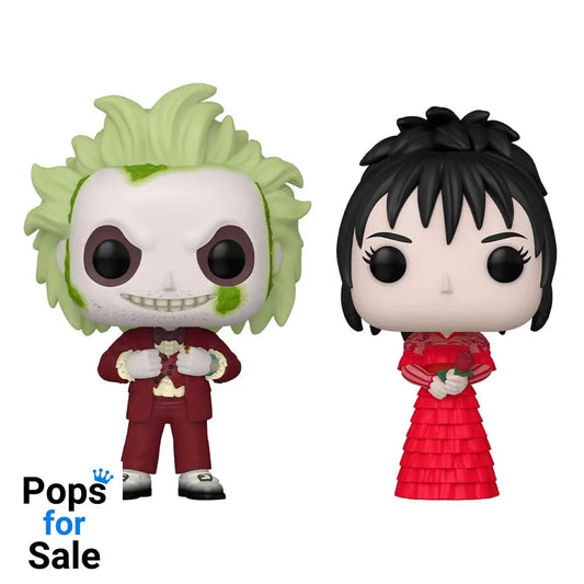 Beetlejuice 2 POP! Animation Vinyl Figures 2-Pack Beetlejuice & Lydia Deetz 9 cm