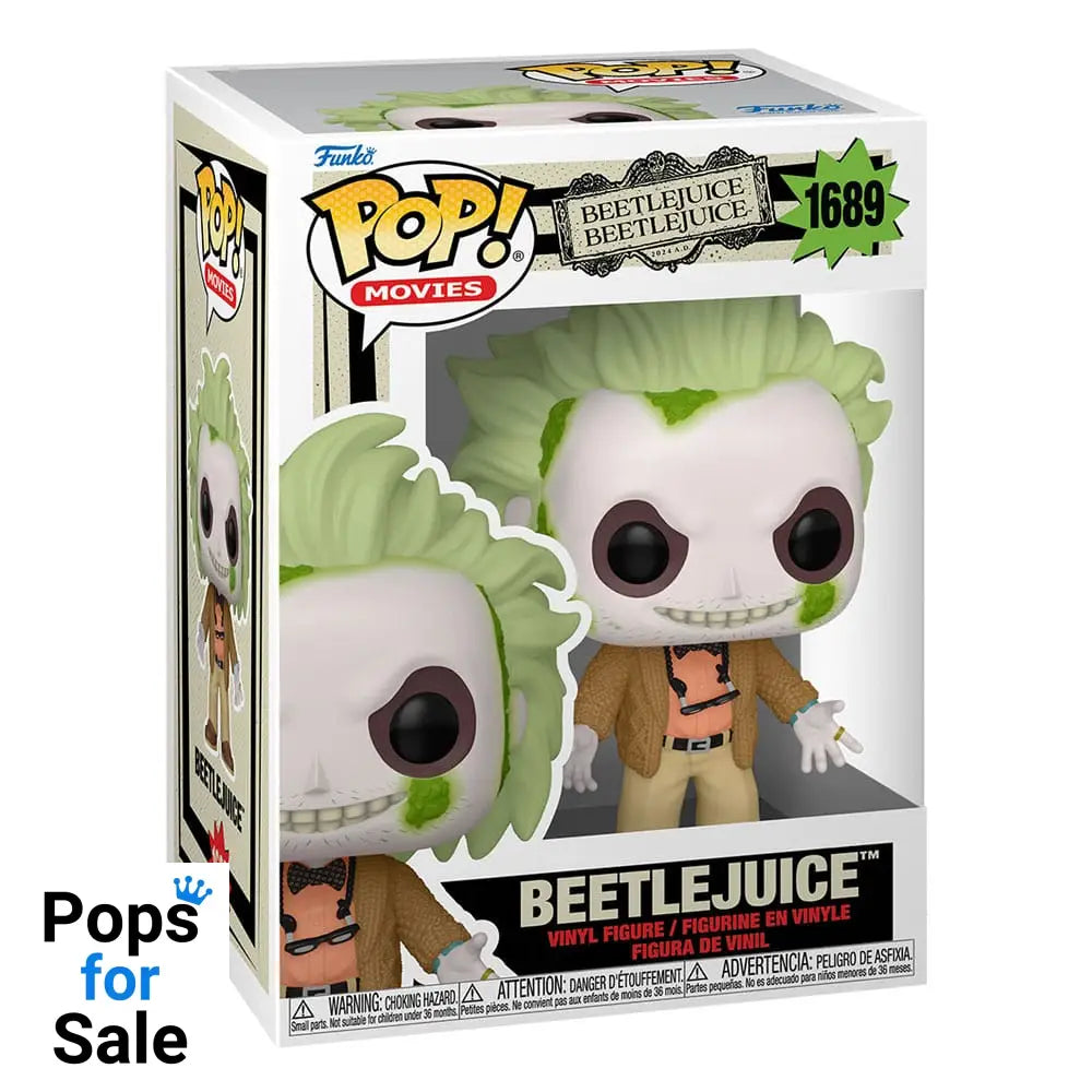 Beetlejuice 2 POP! Movies Vinyl Figure Beetlejuice w/chase 9 cm Assortment (6)