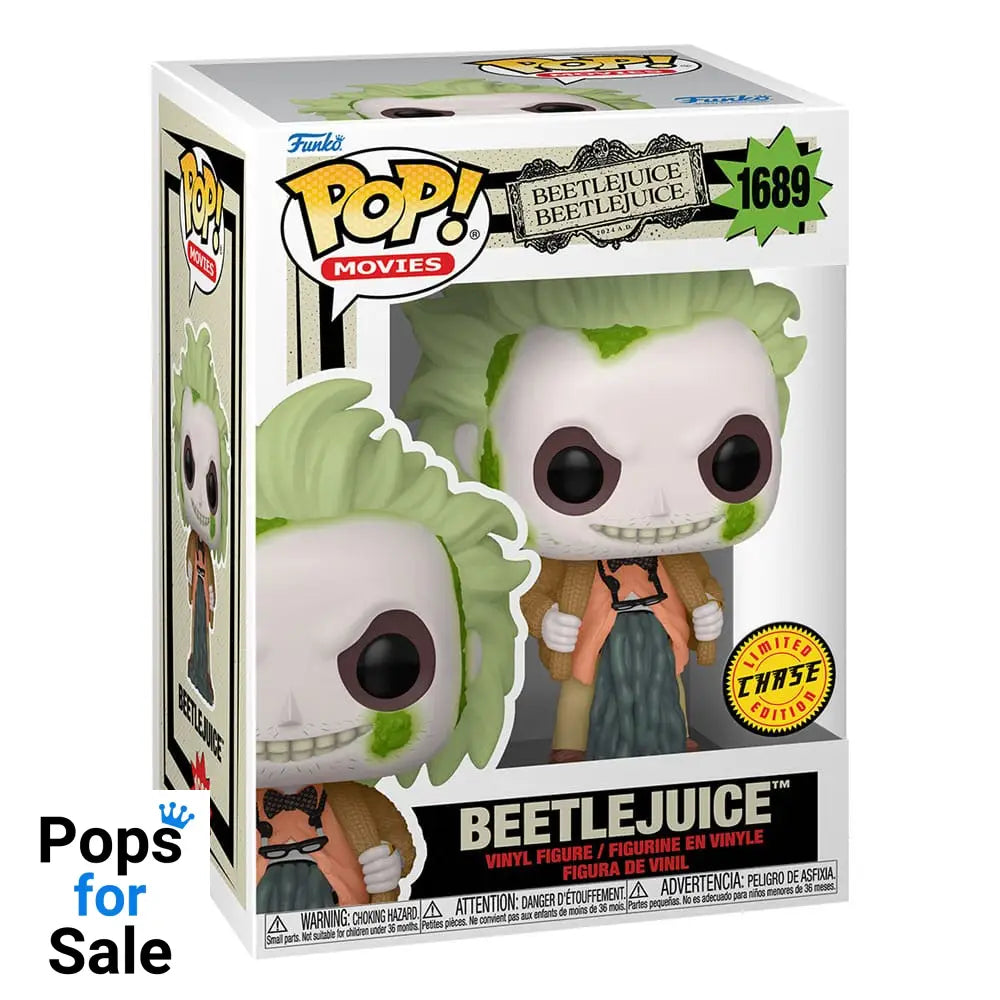 Beetlejuice 2 POP! Movies Vinyl Figure Beetlejuice w/chase 9 cm Assortment (6)