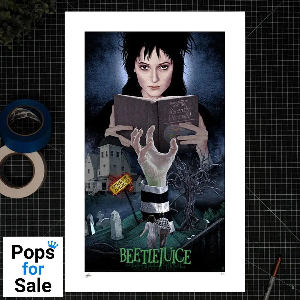 Beetlejuice Art Print Beetlejuice, Beetlejuice, Beetlejuice! 41 x 61 cm - unframed