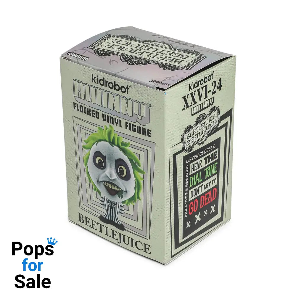 Beetlejuice Beetlejuice Bhunny Flocked Vinyl Figure Beetlejuice Striped Suit 10 cm