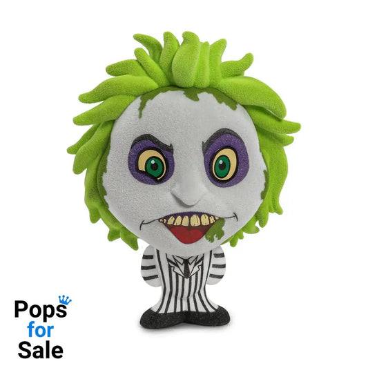 Beetlejuice Beetlejuice Bhunny Flocked Vinyl Figure Beetlejuice Striped Suit 10 cm Statues