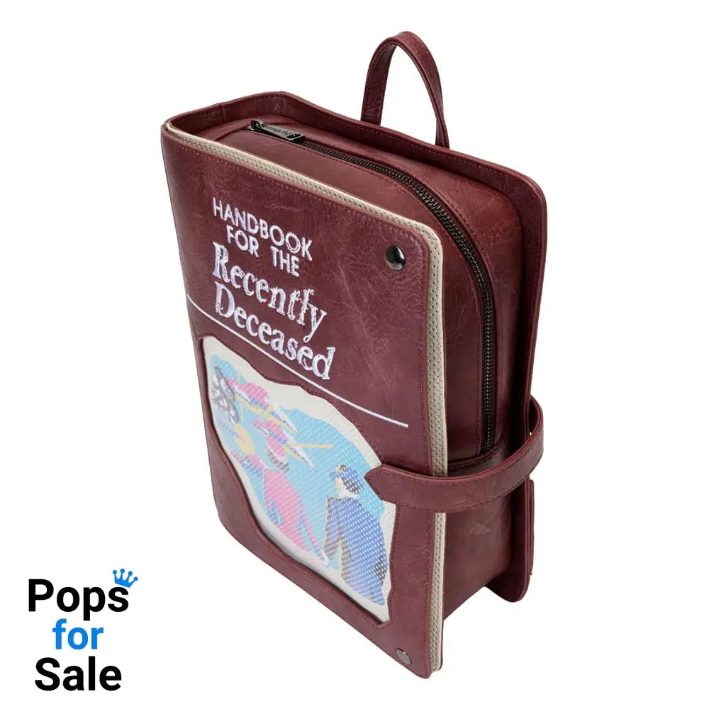 Beetlejuice by Loungefly Backpack Mini Handbook for the recently Deceased Pin Trader Bags