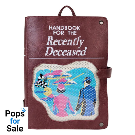 Beetlejuice by Loungefly Backpack Mini Handbook for the recently Deceased Pin Trader Bags