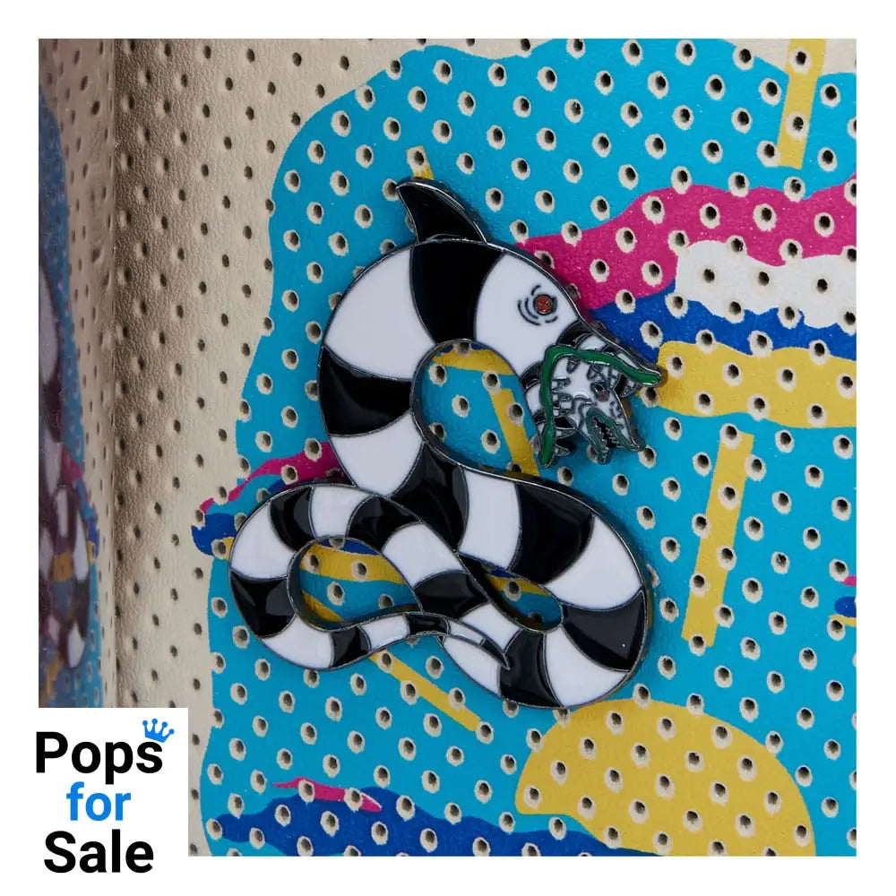 Beetlejuice by Loungefly Backpack Mini Handbook for the recently Deceased Pin Trader