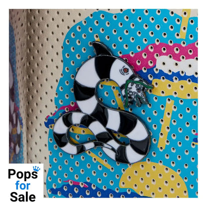 Beetlejuice by Loungefly Backpack Mini Handbook for the recently Deceased Pin Trader