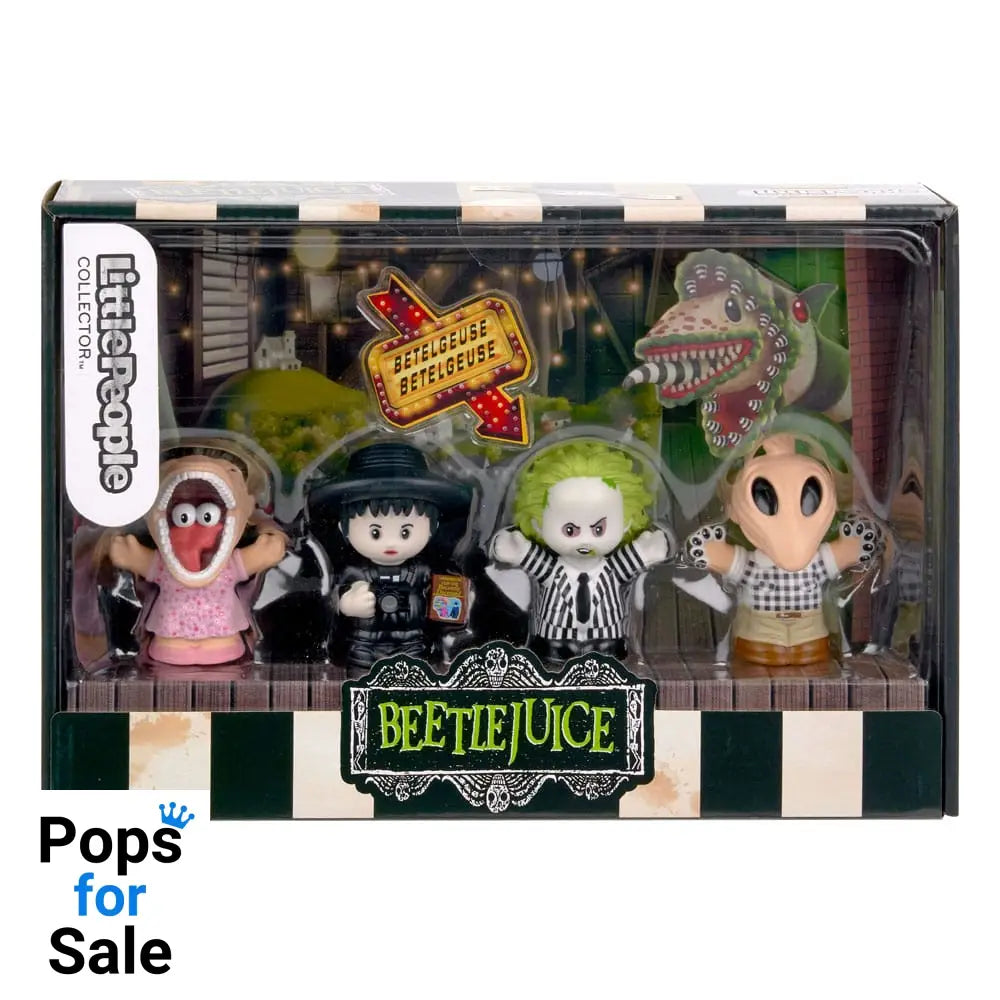 Beetlejuice Fisher-Price Little People Collector Mini Figures 4-Pack 7 cm