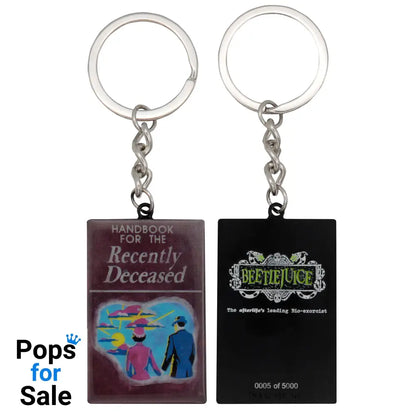 Beetlejuice Handbook of the Recently Deceased Keyring Key Ring