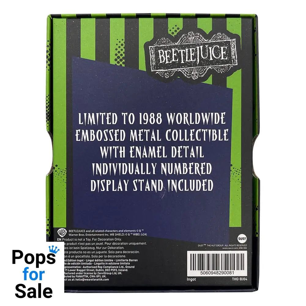 Beetlejuice Ingot Gravestone Limited Edition