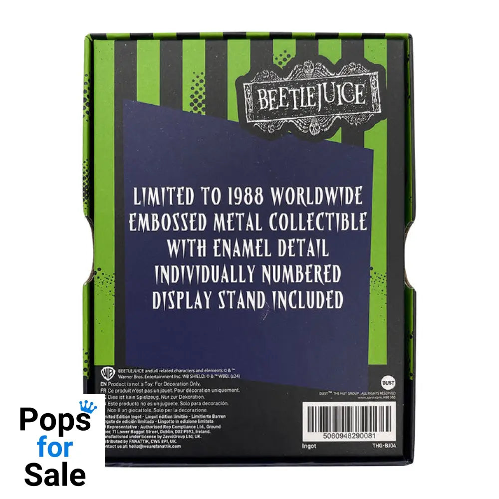 Beetlejuice Limited Edition Gravestone Ingot Ingot
