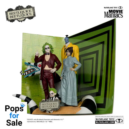Beetlejuice Beetlejuice Movie Maniacs PVC Statue 4-Pack 15 cm