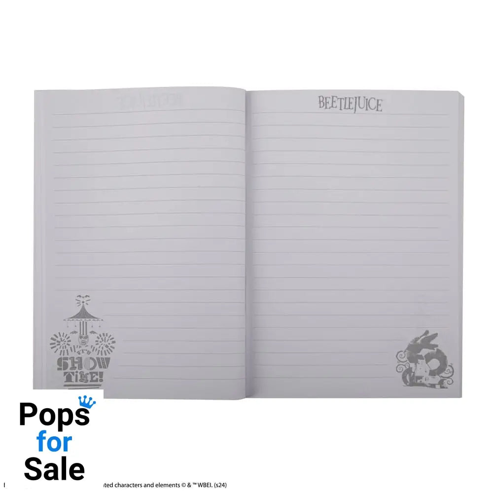 Beetlejuice Notebook It’s Show Time Stationery