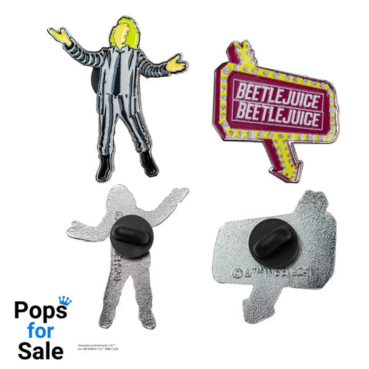 Beetlejuice Pins 2-Pack Beetlejuice