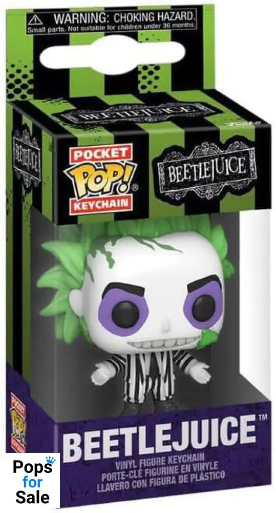 Beetlejuice Pocket POP! Vinyl Keychains 4 cm Beetlejuice Display (12)