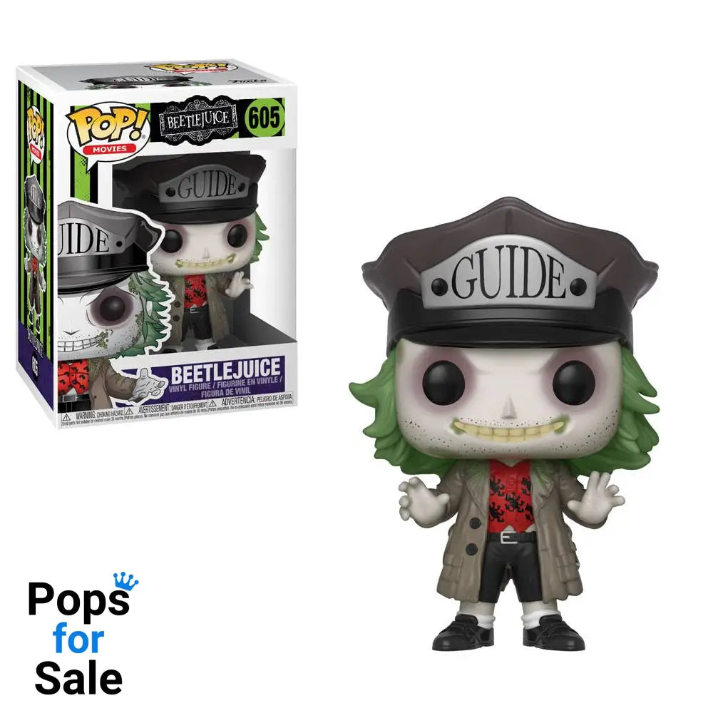Beetlejuice POP! Horror Vinyl Figure Beetlejuice Guide Hat 9 cm POP! Figures