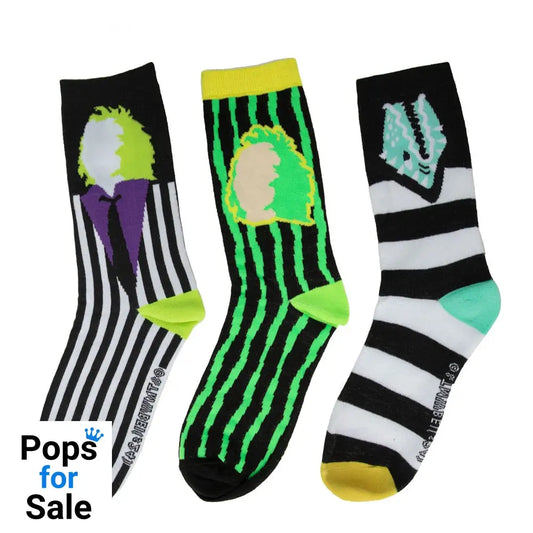 Beetlejuice Socks 3-Pack